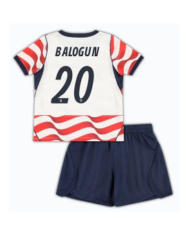 Billige Fotballdrakt Forente stater Folarin Balogun #20 Replika Hjemmedraktsett Barn VM 2026 Kortermet (med bukser)